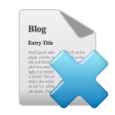 blog delete