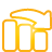 Chart Bar Down yellow