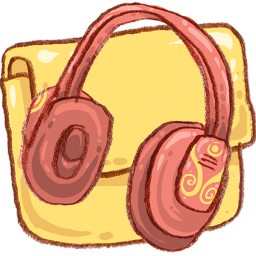 Folder Music Headphones