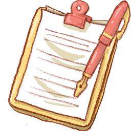 Notepad Yellow Pen