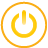 Button Power yellow