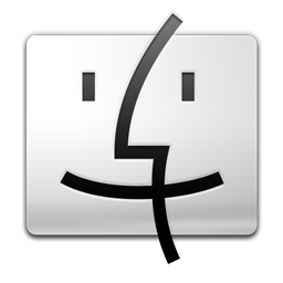 Finder black white