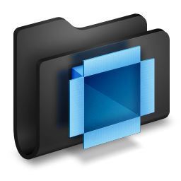 Dropbox Black Folder