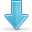 Blue Arrow Down