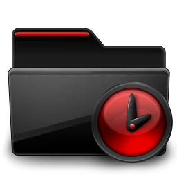 Folder Tasks black red
