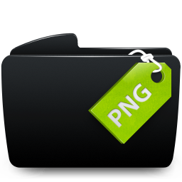 Folder black png