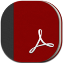 Adobe Reader Flat Round