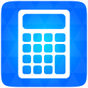 Calculator blue