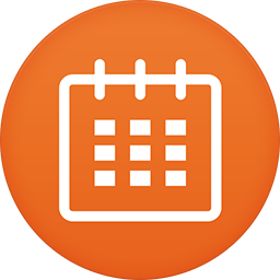 Calendar flat circle