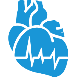 Cardiology blue
