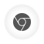 Chrome white round