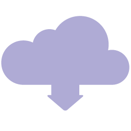 Cloud Download Flat