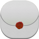Email Flat Round