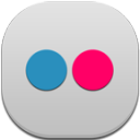 Flickr Flat Round