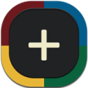Google Plus Flat Round
