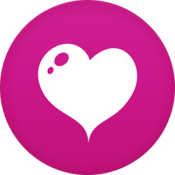 Heart flat circle
