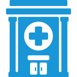 Hospital blue