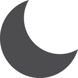 Moon Fill Vector