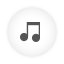 Music white round