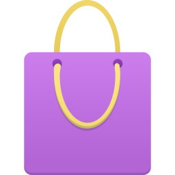 Shopping Bag Purple