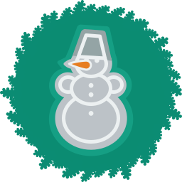 Snowman Wreath