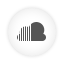Soundcloud white round