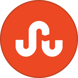 Stumbleupon Round With Border