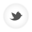 Twitter white round