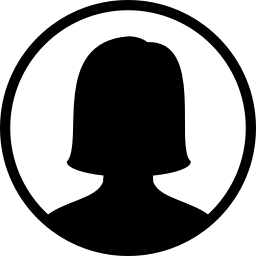 User Female Full Circle Vector
