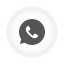 Whatsapp white round